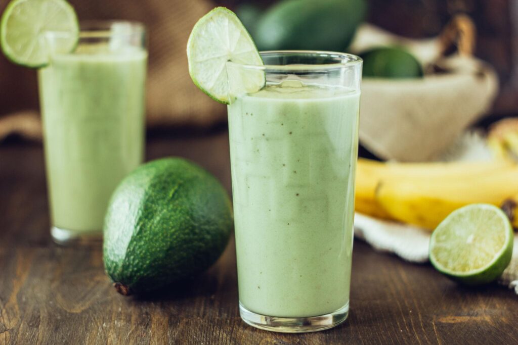Homemade Avocado Energy Drink packed with vitamins, healthy fats, and fiber
