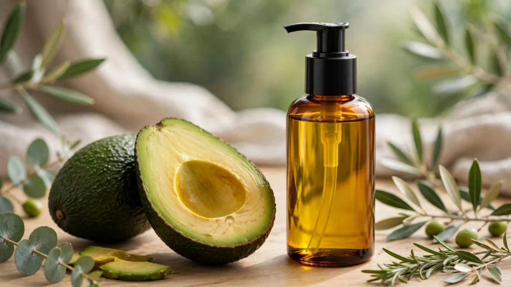 Avocado and avocado oil for moisturizing skin